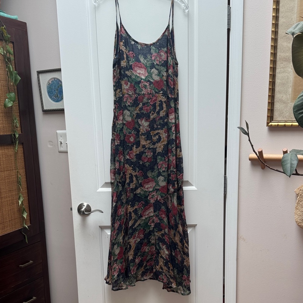 90s Spaghetti Strap Maxi Dress